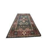 Hand‑Knotted Wool Rug – Troy Collection, Heriz‑Inspired Medallion
