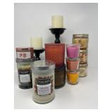 Jar & Pillar Candles-Tuscany, HomeWorx, Sea & Sand, IKEA, Trader Joe