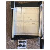 Guillotine-Style Photo Paper Trimmer with Guides