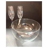 Clear Crystal Bowl – Sui‑Schott / Schott Zwiesel Maker’s Mark