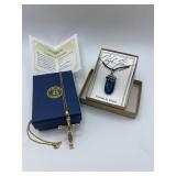 Bradford Exchange Lord’s Prayer Swarovski Cross & Glass Fusion Pendant