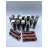 Circulated U.S. Wheat Penny Collection in Tubes & Rolls