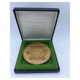 1974 Franklin Mint Zodiac Bronze Calendar Medal