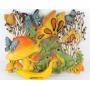 Lot # : 1 - Rene Bernard Enamel On Copper Owl Art