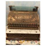 Vintage NCR Brass Cash Register (Working)