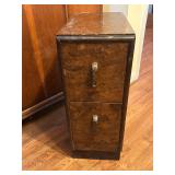 Vintage Art Deco Wood Cabinet