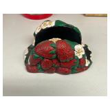 Vintage Strawberry Patch Napkin Holder