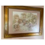 "Good Gossip" Framed Artwork by Mary Hulgan