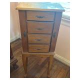 Vintage Standing Jewelry Armoire
