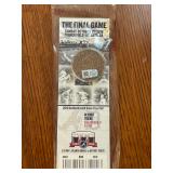 Atlanta Braves Final Game @ Turner Field Authenticated Ticket and Field Dirt