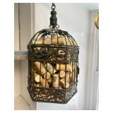 Vintage Birdcage and Wine Corks