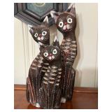 Set of Three Balinese Wood Handicraft Cats