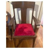 Antique Oak Armchair