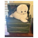 Rustic Green Cabinet w/ Dakin Harp Seal