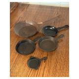 Assorted Cast Iron Skillets