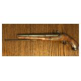 Antique Single-Shot Flintlock Pistol