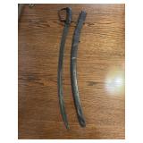 Antique Cavalry Sabre w/ Matching Scabbard