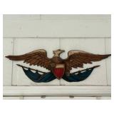 Sexton American Eagle Cast Metal Wall Plaque