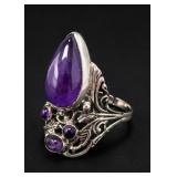 Vampire Amethyst Ring