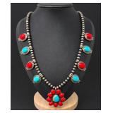 Signed Turquoise and Corral