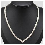Vtg Wrapped Sterling necklace