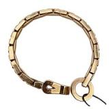 Cartier Agrafe 18K Yellow Gold Articulated Link Bracelet, 33.6g