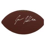 Jason Kelce Signed Wilson Super Grip Full Size NFL Football - COA