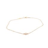 Tiffany & Co. Elsa Peretti Diamonds by the Yard Single Diamond 18K Rose Gold Bracelet
