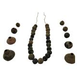 Ancient Near EasternEgyptian Clay Necklace