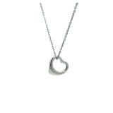 Tiffany & Co. 925 Sterling Silver Heart Motif Necklace