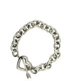 Tiffany & Co. Heart Arrow 925 Sterling Silver Link Bracelet