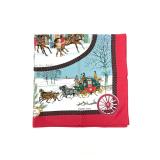 Hermes The Bull and Mouth Silk Scarf