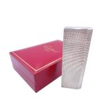 Vintage Cartier Paris Silver Tone Textured Geometric Rectangular Lighter