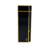 Vintage Cartier Black Lacquer and Gold Tone Rectangular Lighter