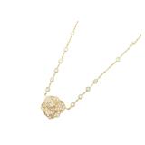 Piaget Large Rose Diamond 18K Yellow Gold Pendant Necklace