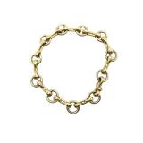 Cartier Unique Circle Link 18K Yellow Gold Chain Bracelet