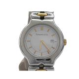 Tiffany & Co. Tsolo M0112 Quartz Womens Watch with Box and Link