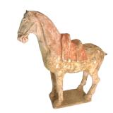 Chinese Sui Dynasty Terracotta Horse Sculpture