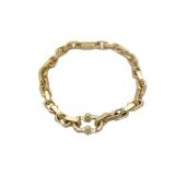Tiffany & Co. Makers T Thick Link 18K Yellow Gold Bracelet