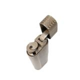 Vintage Cartier Silver Tone Textured Metal Rectangular Lighter