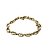 Cartier Unique Mariner Fancy Link 18K Yellow Gold Bracelet