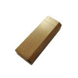 Vintage Cartier Gold Tone Textured Metal Rectangular Lighter
