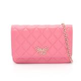 Chanel Pink Matelasse Double Piece Bag