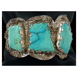 Large Southwestern Native Style Cuff Bracelet