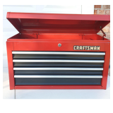 Craftsman Four Drawer Red Steel Tool Chest Top Box