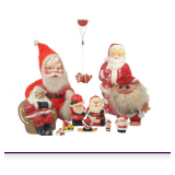Vintage Santa Lot Candles, Banks, Plush & More