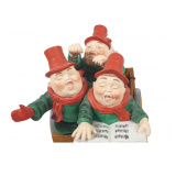 Dept 56 Merry Makers Merrily We Roll Along Carolers & Gabriel The Goat