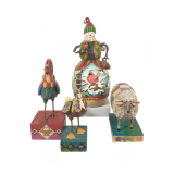 Jim Shore Holiday Snowman & Other Folk Art Figures