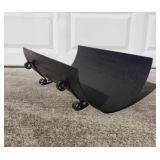 Hammered Metal Mid-Century Fireplace Log Holder