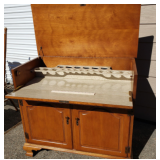 Mid-Century Wooden Home Bar Cabinet